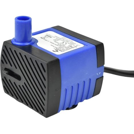 Mini pompe submersible 2,5 W, débit de 42 GPH, hauteur de refoulement de 1,48 ft, pour petits aquariums et fontaines pour chats (1/5)