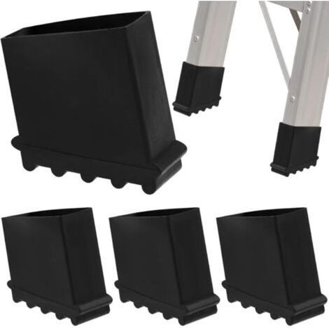 4er-Pack Ersatz-Gummifüße für Leiter, Trittleiter, Gummifüße, Ersatzfüße, Gummifüße, Ersatzteile