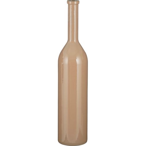 Mica Decorations Flaschenvase Rioja Glas Ø 21 x 100 cm taupe