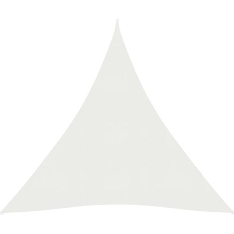 Vela ombreggiante 160 g/m² bianca 5 x 7 x 7 m HDPE 020009039