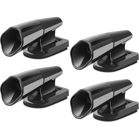 4 pièces Sifflets de cerf Avertissement de la faune sifflet ultrason anti gibier pour voitures, véhicules, motos, noir Ultrasonique Cerf Attention (1/5)