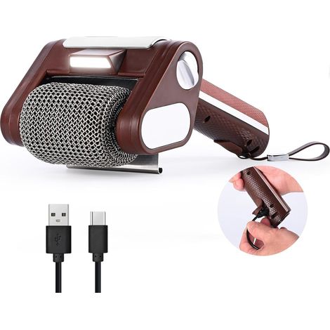 JSSEVN - Electric Barbecue Brush, 2600 mAh Rechargeable Electric Barbecue Brush, 350 RPM, 304 Stainless Steel, Bristle-Free (1/5)