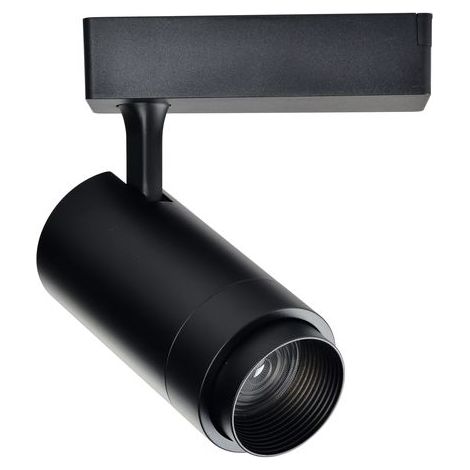 Vivida - Alex Faretto Monofase a LED 35W installabile su binario, Nero