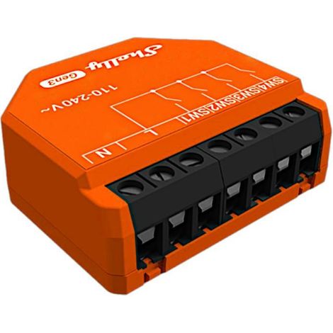 Modulo smart controllo wifi bluetooth 4 ingressi shelly smart shi4g3
