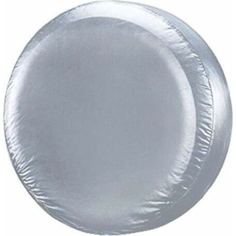 Housse de pneu de secours 30 pouces argent, couverture de roue pour diamètre 75 à 80 cm, protection antipoussière et imperméable pour voiture (1/5)