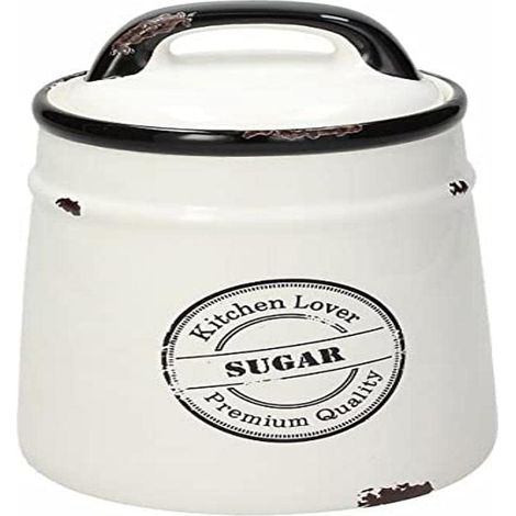 Tognana Urban Chic, Barattolo Zucchero 850 cc, stoneware, bianco (1/3)