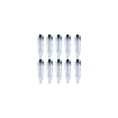 10 CO2-Kartuschen für Sodasiphons, Zubehör für Sprudelwassermaschinen, Nachfüllpackung für Kohlensäure (1/5)