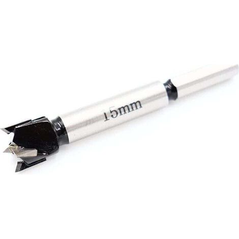 Foret Forstner 15mm Carbure Tungstène Perceuse Bois Tarière Scie à Trou Outil