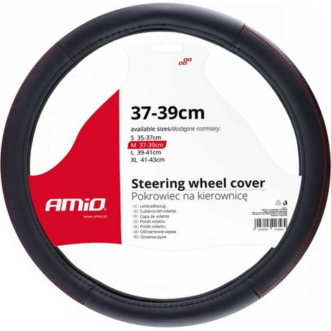Funda para volante de coche M 37-39cm SWC-28-M amio-02565 (1/2)
