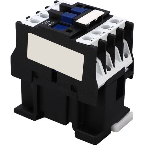 Contacteur CA triphasé à bobine de cuivre, normalement ouvert, à contacts argentés, 110 V CA, 12 A (1/5)