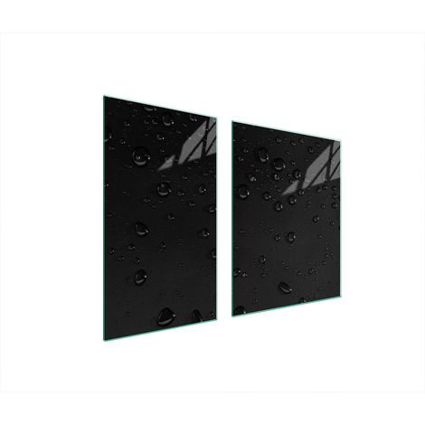 Glasplatte und Schneidebrett 100x52 Tropfen (1/5)