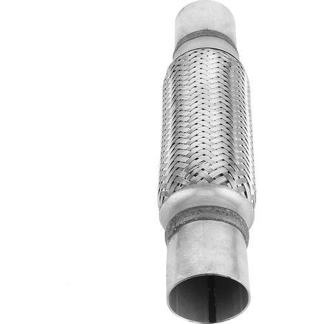 Tuyau d'échappement universel en acier inoxydable 51x300mm, sortie d'air tressée pour soudure (1/5)