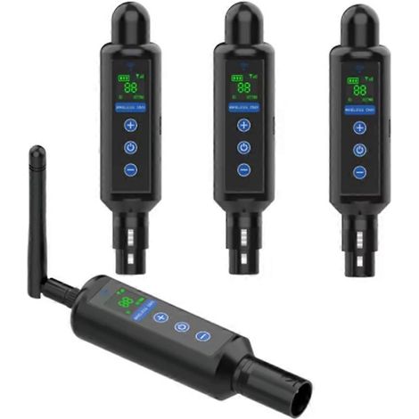 Émetteur-récepteur DMX sans fil ultra performant pour contrôleur DMX 2,4 GHz, contrôle d'éclairage scénique LED, prise UE (1/5)