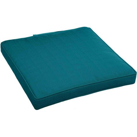 Coprisedia korai in velcro blu anatra 40x40x4cm in poliestere - Hespéride (1/4)