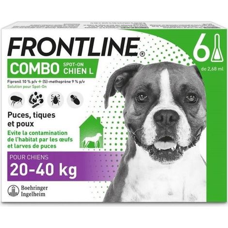FRONTLINE Combo chien 20-40kg - 6 pipettes