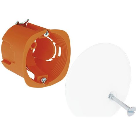 Eur Ohm – Boîtier de protection pour prise électrique – Diamètre 40mm – Acceptant gaine ICTA D16/D20 – Tenue au fil incandescent 850°C