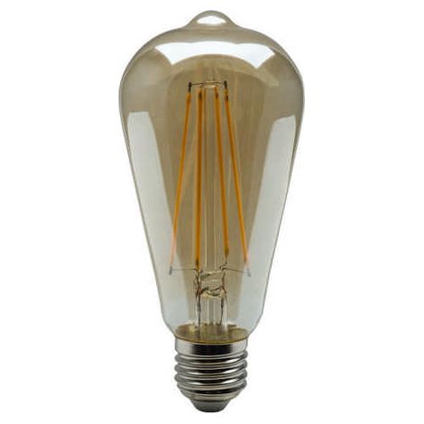 Heitronic 15002 LED  E27 Kolbenform 4 W = 35 W Warmweiß (Ø x L) 64 mm x 144 mm nicht dimmbar 1 St. (1/2)