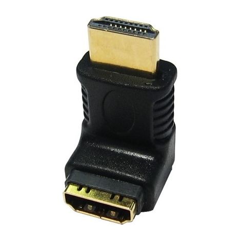 Adaptateur HDMI RS PRO Angle droit, HDMI Mâle vers HDMI Femelle ( Prix pour 1 )