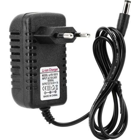 Heat-Resistant 16.8V/1A Li-ion Charger Adapter, 100-240V Input Lithium Battery Charger Adapter