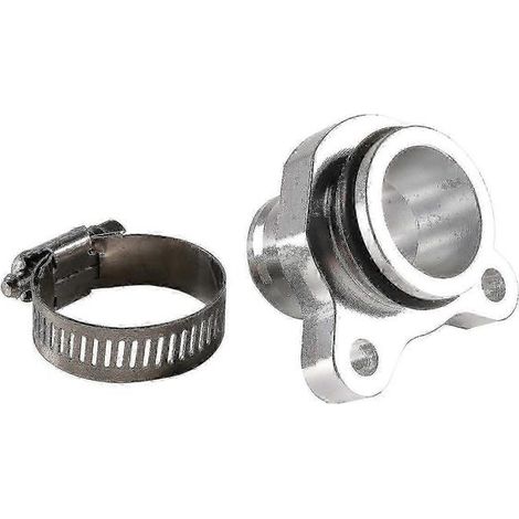 Raccord de tuyau, réf. 11537541992/11537544638, en métal, couleur argent, compatible avec BMW N52, N53 et N54-AquaForge (1/5)
