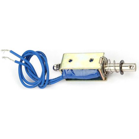 Gleichstrom-Zug-Elektromagnet JF-0530B: 5 N Saugkraft, 6 V/12 V/24 V, 10 mm Hub. (1/5)