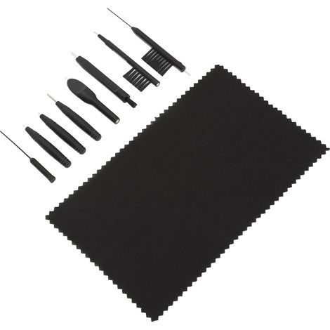 Kit de Nettoyage pour Appareils Auditifs - 9 Accessoires avec Brosse, Aimant et Étui de Transport (1/5)