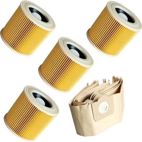Convient aux accessoires pour aspirateur KARCHER - Élément filtrant - Voir illustration (1/5)