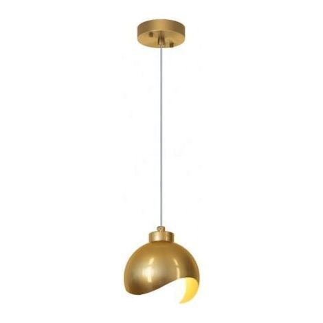 Suspension LED d'intérieur pour table à manger, abat-jour en cristal, chaînette, lustre luxueux, doré, avec source lumineuse tricolore (1/5)