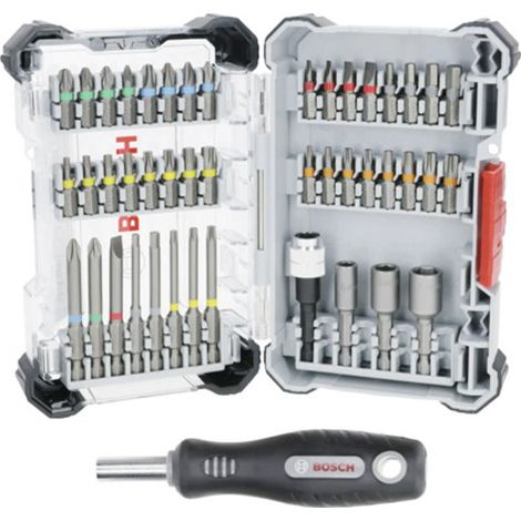 Set di punte di avvitamento Extra Dure, 44 pezzi +1 Bosch Pro - 2607017733 (1/3)