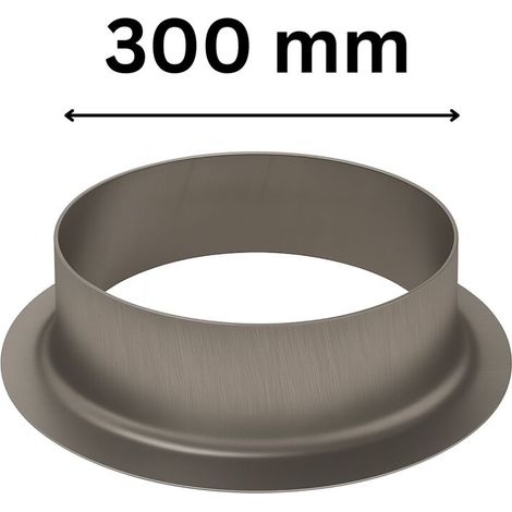 Anschlussflansch 300 mm Metall Lüftungssystem Rohrverbinder Anschlussstück (1/5)