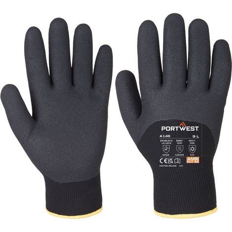 Gant Hiver Arctic - Taille S - Noir - Portwest