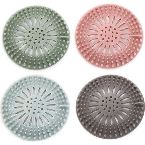 Anti-clogging cover for kitchen sink drain, hair filter for bathroom drain, sewer filter grid (1/5)