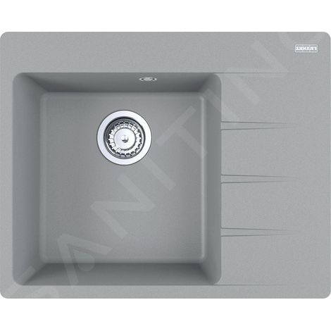 Franke Centro - Évier en Fragranite CNG 611-62 TL/2, 62x50 cm, pierre grise 114.0637.502 (1/3)