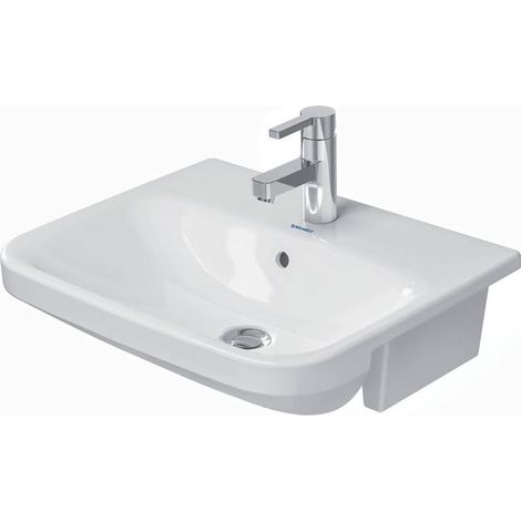 Duravit Halbeinbauwaschtisch DuraStyle 55cm mit Überlauf, mit (1/5)