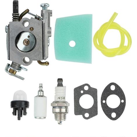 Filtre à air de carburateur pour débroussailleuses Husqvarna 123, 223, 322, 323, 325, 326, 327 et Zama C1Q-EL24 (référence 503283401, argent). (1/5)