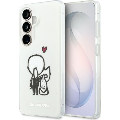 Karl Lagerfeld IML Karl&Choupette MagSafe Hülle für Samsung Galaxy S26 Transparent (1/5)