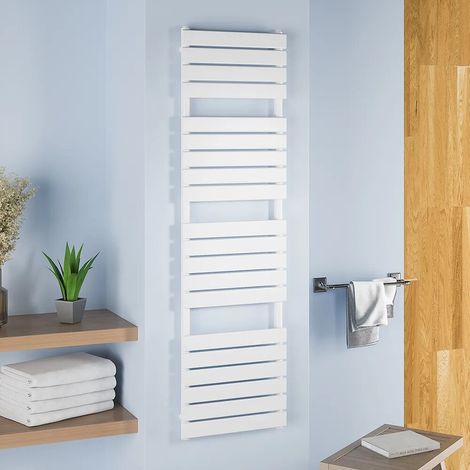 Radiateur sèche serviettes 1800x500 blanc entraxe 450 Sirio (1/4)
