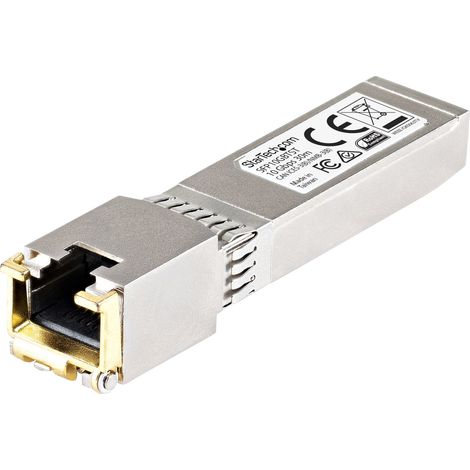 StarTech.com Modulo ricetrasmettitore SFP+ compatibile con Cisco - 10GBASE-T (CISCO COMPATIBLE 10GBASE-T SFP+ - RJ45 SFP+ MODULE - 10GB MINI G) (1/5)