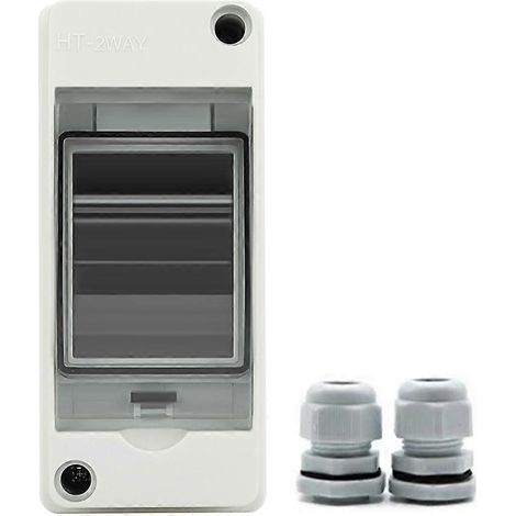 Boîte de distribution étanche HT-2 IP65 pour disjoncteurs MCB et boîtier de jonction solaire (1/5)