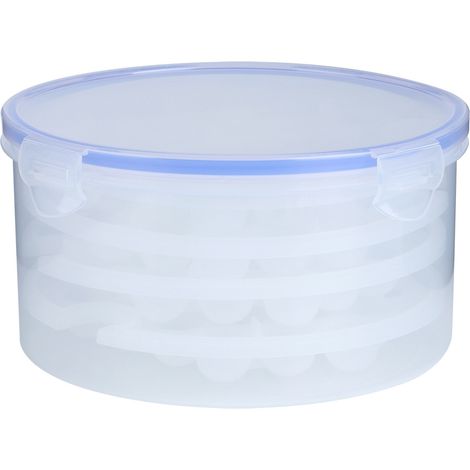 Moule à glaçons sphériques en silicone flexible, bac à glaçons rond, moules à glaçons en forme de grille (1,7 L, 4 couches, 96 grilles)