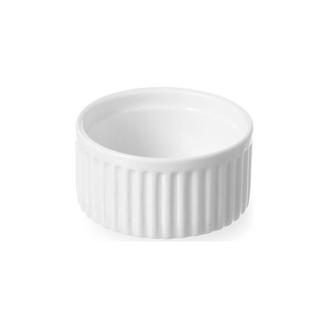 Bol de porcelana para hornear, apto para temperaturas de hasta 600 °C, diámetro 120 mm, altura 55 mm - Hendi 783177