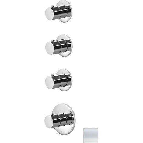 Paffoni Modular Box - Mitigeur thermostatique encastré, pour 3 appareils, blanc mat MDE019BO (1/5)