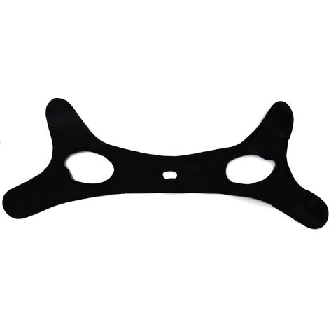 Sangle Anti-Ronflement Respirante pour Enfants et Adultes - Aide à Réduire les Ronflements (Noir, Forme Triangulaire) (1/5)