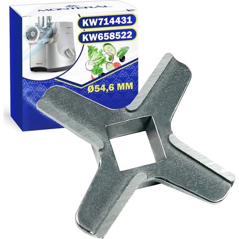 1 Couteau Hachoir À Viande,Acier Inoxydable,Ø54,6 Mm,Pour Kenwood,MG450 MG470 MG520 (1/5)