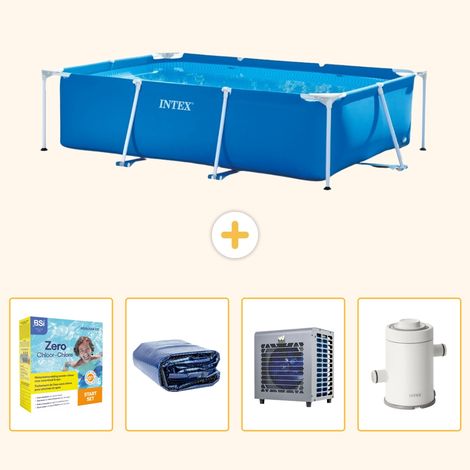 Intex Piscine Tubulaire Rectangulaire - 260x160x65 cm - 5-pièces S157 (1/5)