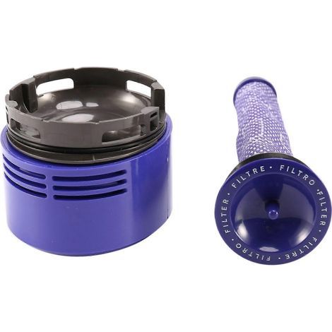 5 Pièces Couvercle Arrière Moteur Dyson V7 V8, Kit Filtres Avant et Arrière, Pièces Rechange Aspirateur (1/5)