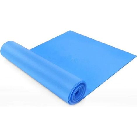 1,5 m langes, hochfestes Pilates- und Yoga-Widerstandsband für Muskelaufbau und physiotherapeutische Rehabilitation (blau)