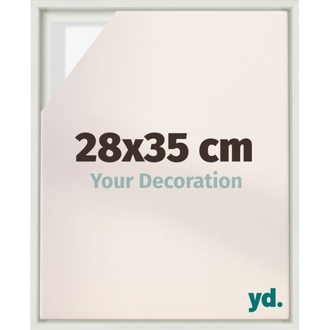 Your Decoration - Cadre flottant - Blanc Mat - Cadre en caisse américaine pour toile sur chassis - MDF - Lyon (1/5)