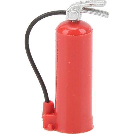 Extincteur Décoratif Réaliste en Plastique pour Voitures RC 1/18 1/24, Modèle Miniature Rouge pour AXIAL SCX24 (1/5)