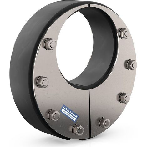 Raccord CR Pressdg. type SD30-E, DN 80, diamètre extérieur 0-55 mm jusqu'à 2,5 bar, joint : 30 mm, EPDM / V4A